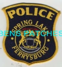 MICHIGAN,SPRING LAKE FERRYSBURG POLICE 1